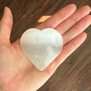 Heart-Shaped Clear Crystal